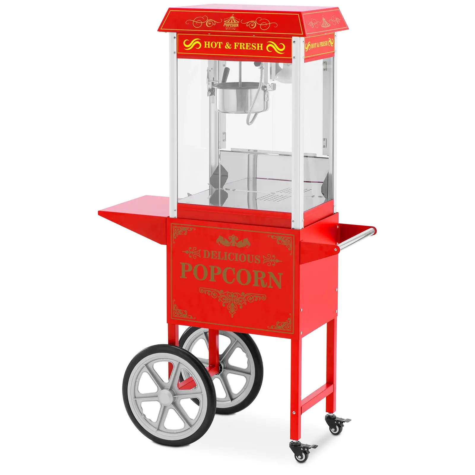 10012713_photo_1.webp Popcornmachine incl karrtje - Afbeelding 1