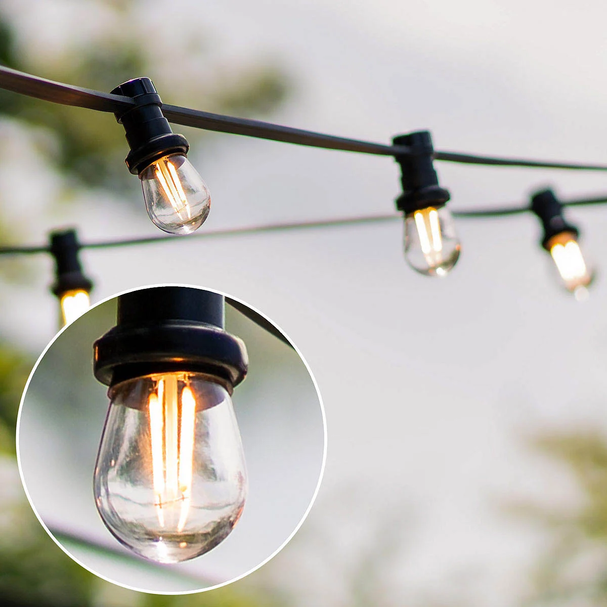 prikkabel-set-met-led-lampen-met-dubbele-filament.webp 10 Meter wit - Prikkabel Actiepakket - Afbeelding 1